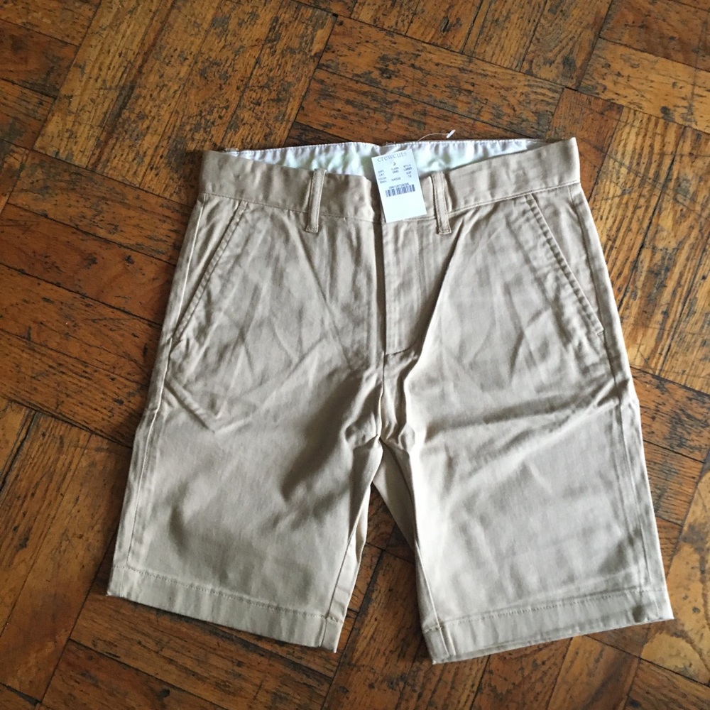 jcrew boys khaki shorts